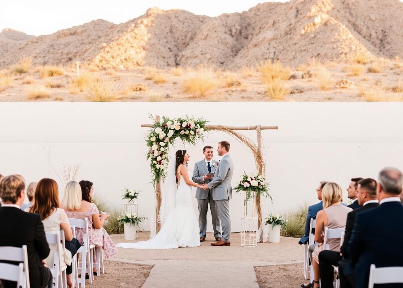 Nevada Desert-Inspired Wedding Blooms