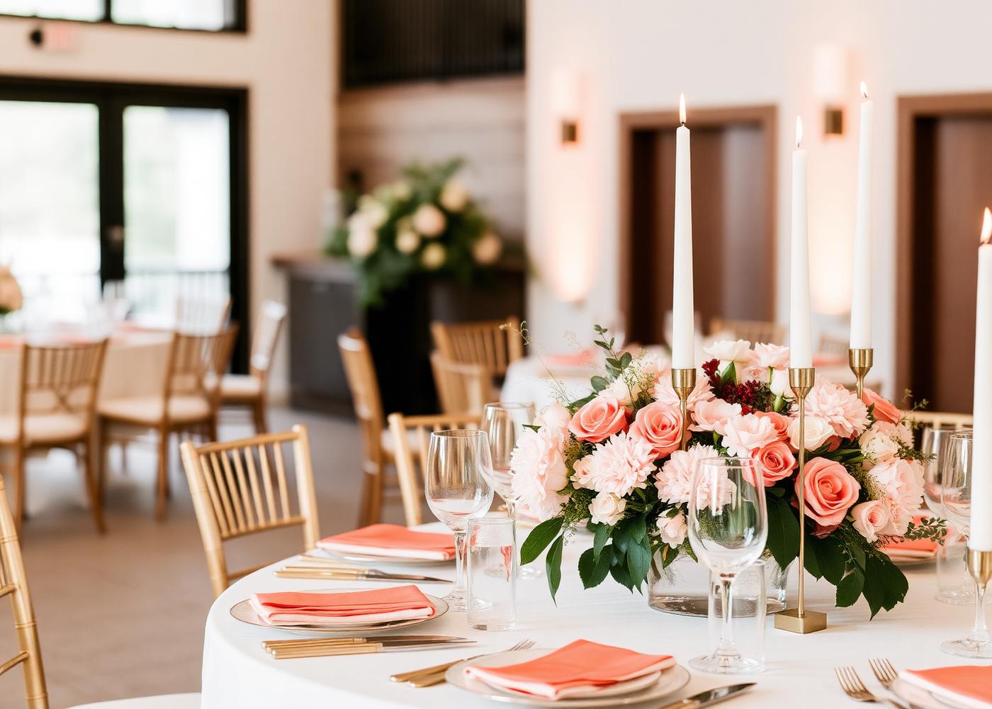 Event tablescape florals